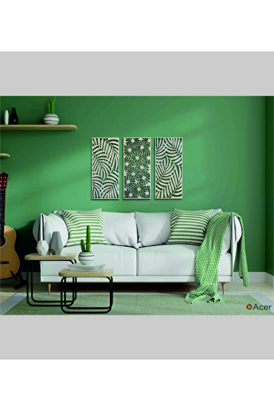 ouz dekor Ξύλινη διακόσμηση τοίχου 3 τεμαχίων - Διακοσμητικό πάνελ τοίχου με ...