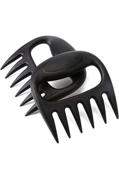 COOYA Meat Shredder Claws, Fully Solid to Create Strongest BBQ Meat Forks, Lock Mechanism for Safe Storage