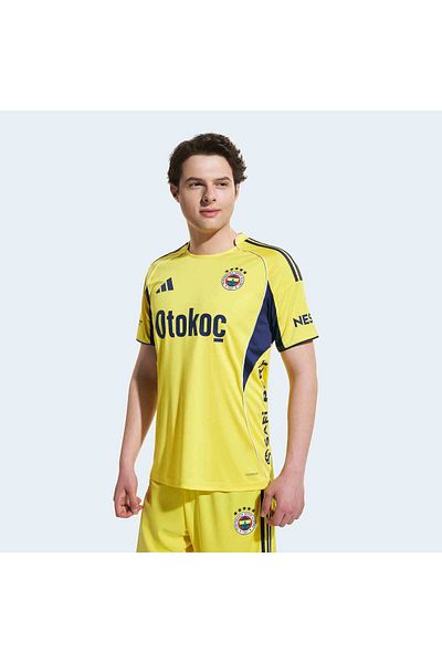 adidas Men's Yellow Fen H Jsy Jersey Kd7315