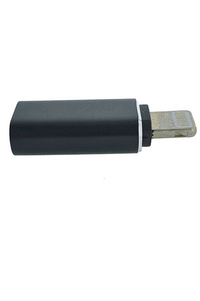 MaxLife Naturals Adaptor Maxlife 94075 port USB-C mama la conector tip lightning tata, in blister, negru