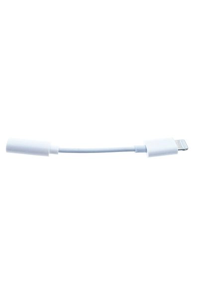 Platinet Audio cable, 3.5mm female Jack adapter to Lightning connector, Platinet 45645, length 5 cm, white