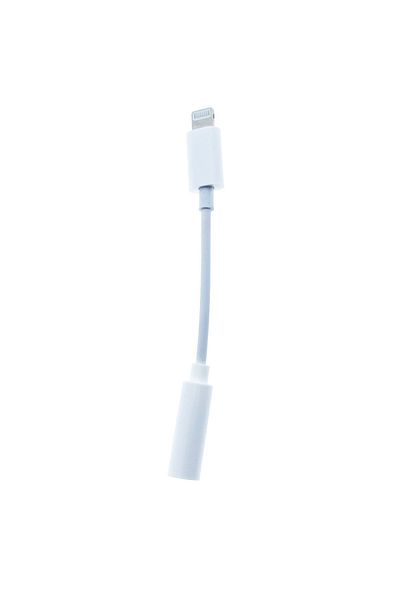 Platinet Audio cable, 3.5mm female Jack adapter to Lightning connector, Platinet 45645, length 5 cm, white