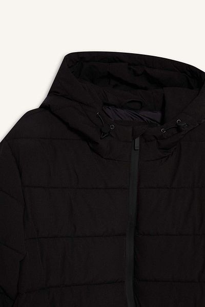 DeFacto Slim Fit Slim Fit Hooded Lined Zippered Waterproof Coat R0216Az25Au