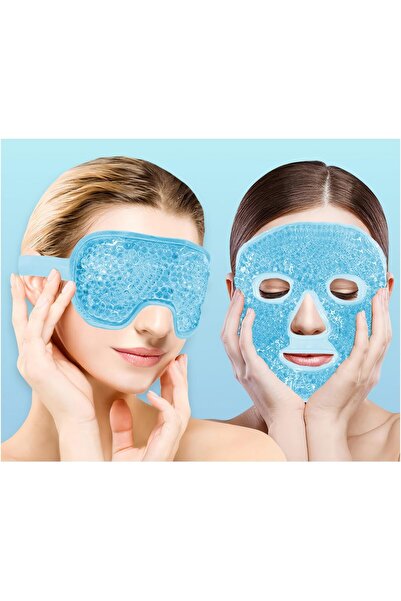 Bonjour قناع العين البارد، كيس ثلج، يقلل من انتفاخ الوجه والهالات السوداء، حب...