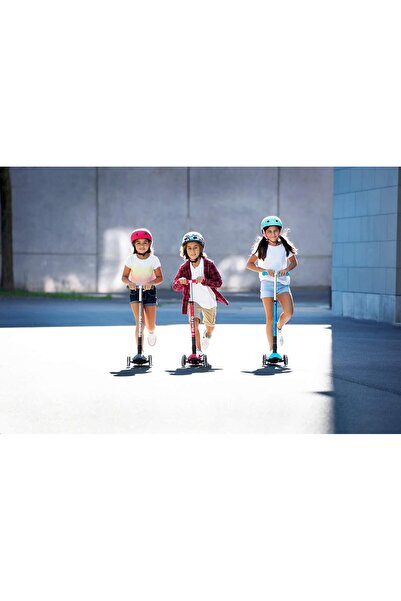Micro Micro Maxi Micro Deluxe Foldable LED Red | Scooter for Kids | Kids Scooter | Scooter with LED Wheels