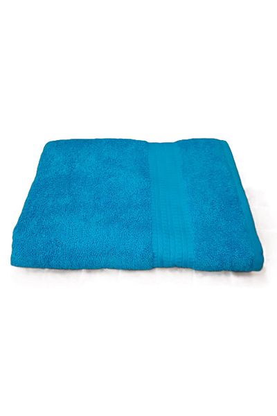 Kotonia Home Rise Jacquard bath towel - 100% Cotton, 50x90 cm, 500g/sqm, turquoise