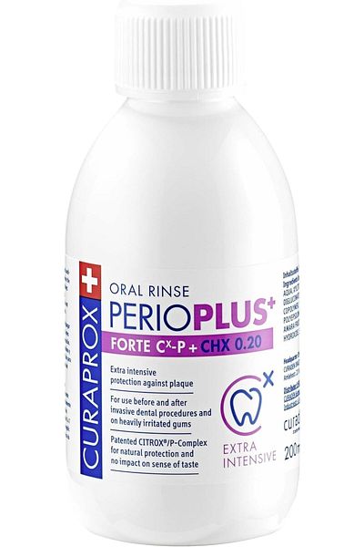 Curaprox Perio Plus Forte CHX 0.20% Mouthwash, 200ml