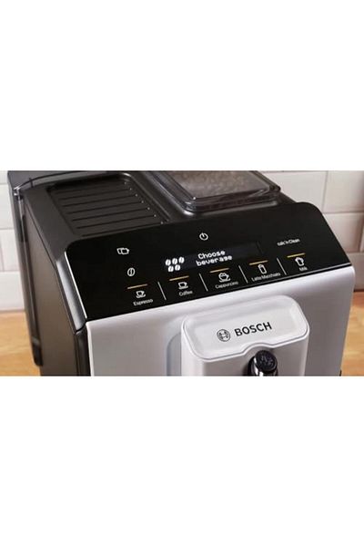 Bosch Fully Automatic Coffee Machine Series 2 - Pump Pressure 15.0 Bar - Silver - TIG20301