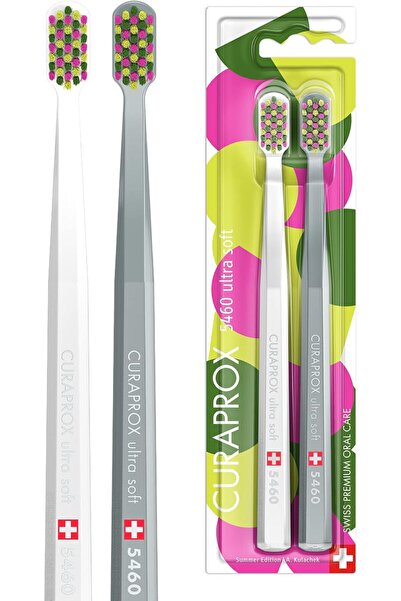Curaprox فرشاة أسنان يدوية فائقة النعومة CS 5460 - إصدار صيفي 2023 - عبوة من ...