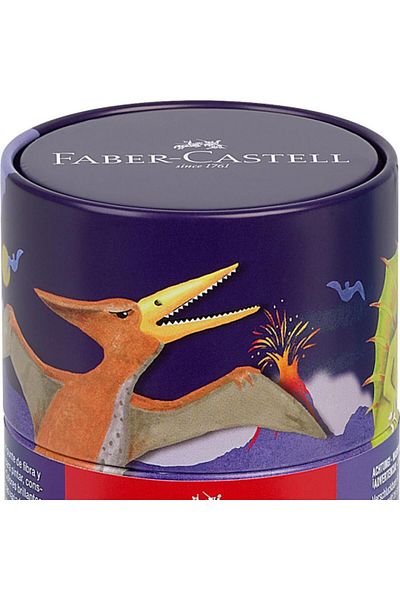 OEM Felt-Tip Pens, 20 Colors, Dinosaurs Edition, Connector Series, Faber-Castell