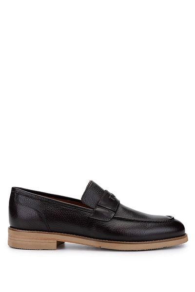 Tamer Tanca Men's Genuine Leather Brown Casual Shoes