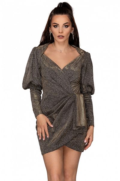 Atmosphere Fashion Short dress with bust pleats