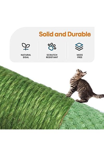 fulina Cat Scratching Board,Cactus Cat Scratching Post,for Indoor Cactus Sisal Rope Scratch Pad