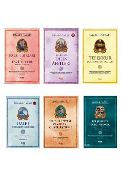 Çelik Yayınevi İmam Gazali Kitap Seti- (Nefs Terbiyesi-İki Şehbet-Dilin Afetl...