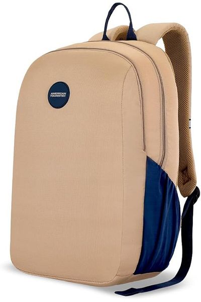 American Tourister Daybreak Backpack - Beige - 1 Year Global Warranty