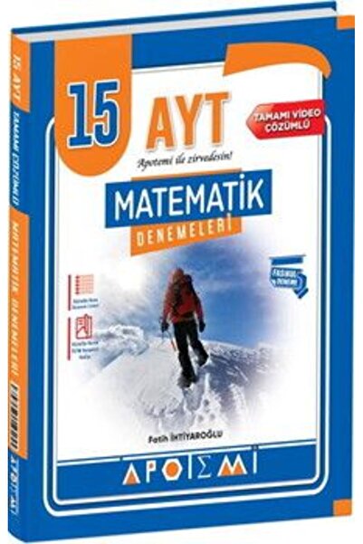 Apotemi Yayınları Apotemi Yayınları AYT Matematik 15 Çözümlü Deneme
