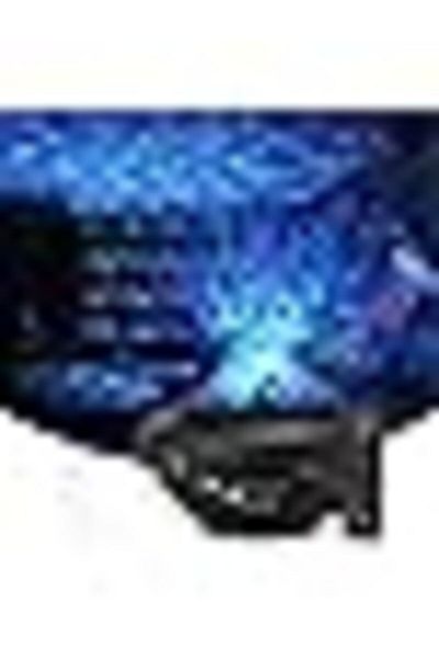 COOYA Bluetooth Night Projector Light With Remote Black/Blue