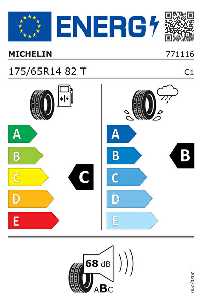 Michelin 175/65 R14 82T Energy Saver + Yaz Binek 2026