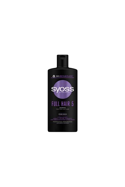 Syoss Șampon Full Hair 5 Densitate și Volum pentru Păr Subțire, 440 ml