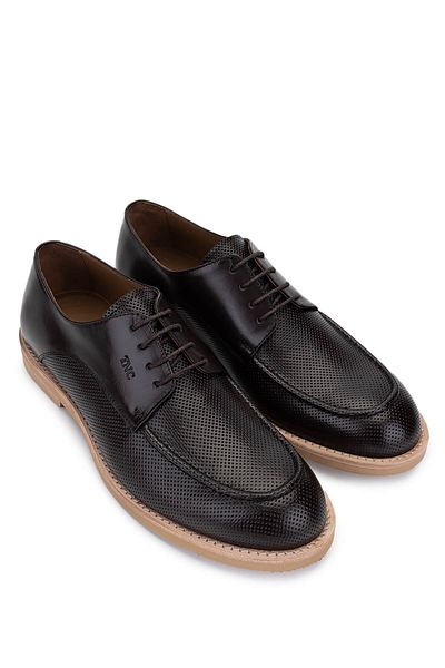 Tamer Tanca Men's Genuine Leather Brown Casual Shoes