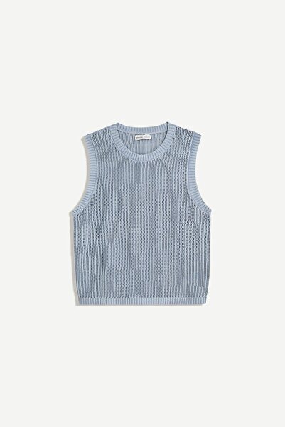 Bershka Yıkama efektli yelek