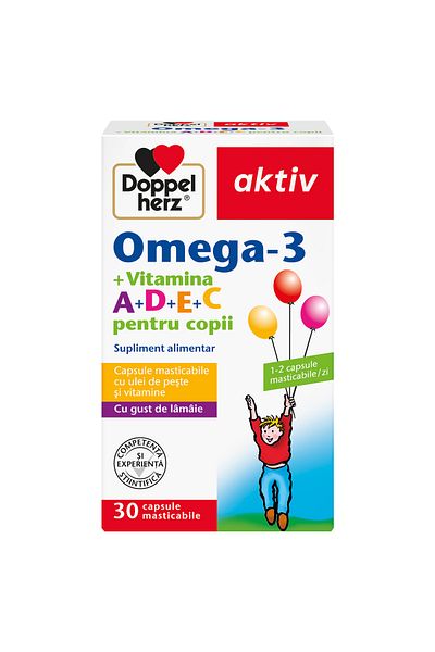 Doppelherz Aktiv Omega-3 Vitamin A D E C For Children