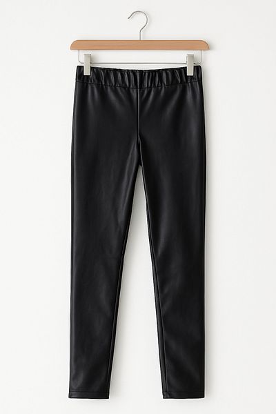 Hilal Akıncı Kids Leggings din piele artificială pentru fete
