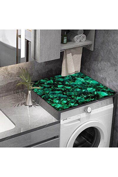 uygun dekor Modern Patterned Washing and Dryer Cover Drawer Refrigerator Protection Washable Cover