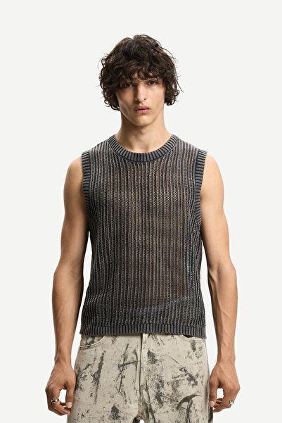 Bershka Yıkama efektli yelek