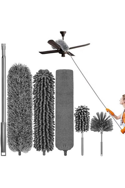 NewEvo Pamatuf NewEvo, 5 Interchangeable Heads, Telescopic, For Hard-to-Access Places, 83-285x16