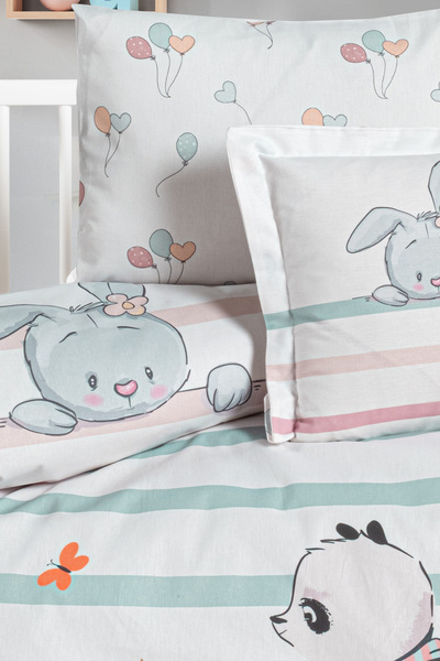 Kanz Ranforce Baby Duvet Cover Set - Little Panda