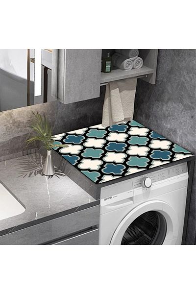 uygun dekor Κάλυμμα πλυντηρίου και στεγνωτηρίου Ogea Pattern Συρτάρι Προστασία ψυγείου Διακοσμητικό κάλυμμα που πλένεται