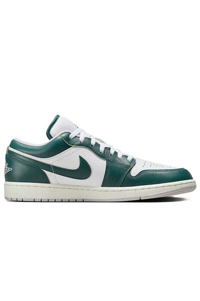 Nike Air Jordan 1 Low Se Leather Sneaker Genuine Leather Men's Casual Sports Shoes White