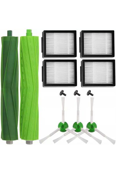 DexXer Set de 12 accesorii compatibile cu iRobot Roomba E5, E5152, E5154, E5158, E6, E6198, E7, I3, i3+