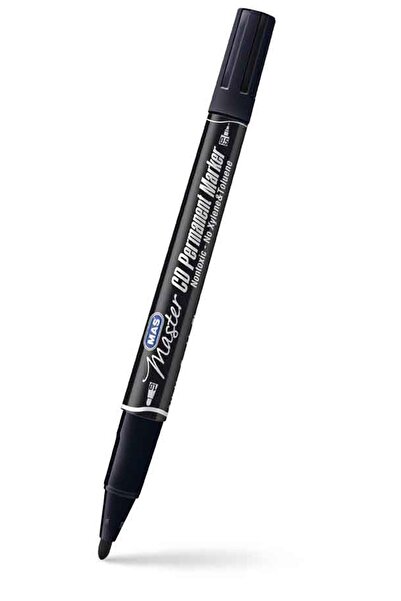 Mas - Mas Master 6414 Çift Uçlu Permanent Marker 0,5 mm 1,0 mm (12li Paket)