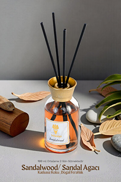 Hagen SANDALWOOD 100ml Sandal Ağacı Kokusu Çubuklu Oda Kokusu Bambu Kokusu Do...