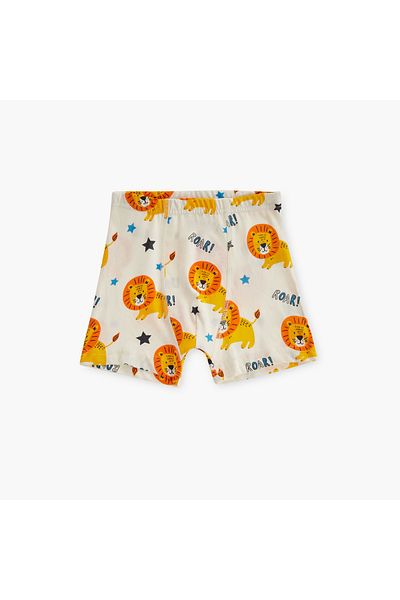 Juniors Wild Animal Print Boxers - Set of 5