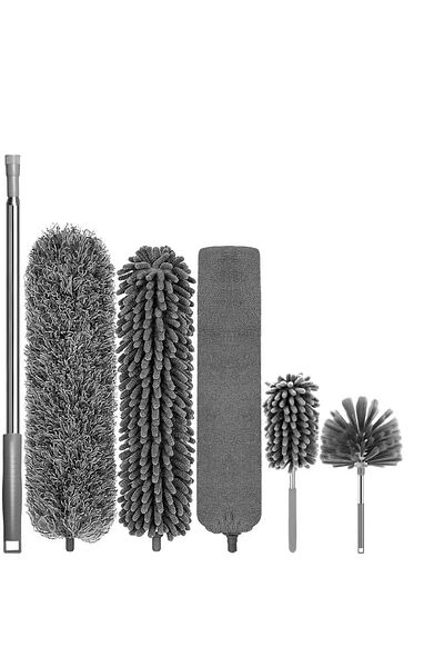 NewEvo Pamatuf NewEvo, 5 Interchangeable Heads, Telescopic, For Hard-to-Access Places, 83-285x16