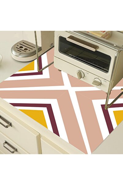 linazaitun Geometric Washing and Dryer Cover Drawer Refrigerator Protection D...