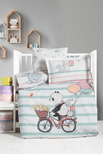 Kanz مجموعة غطاء لحاف الطفل من رانفورس - الباندا الصغيرة