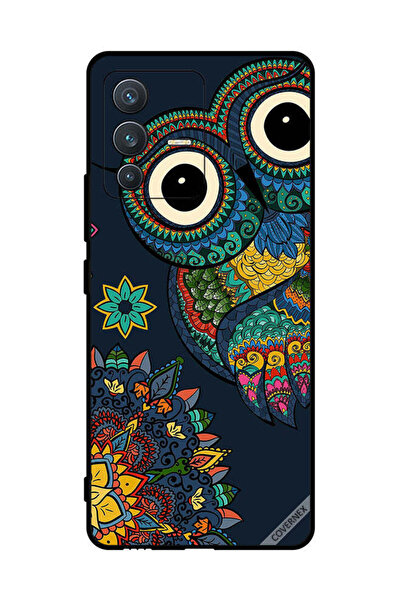 Covernex غطاء حماية لهاتف فيفو S12 بتصميم بومة زهرية
