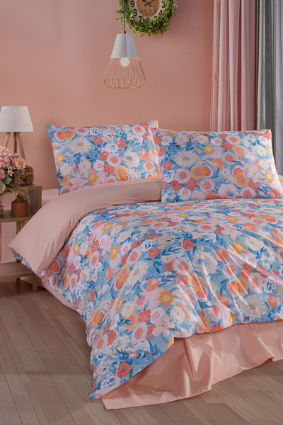 Marielouhome طقم غطاء لحاف مزدوج من القطن بنسبة 100% من إليس