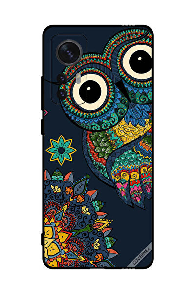 Covernex غطاء حماية لهاتف شاومي 12 بتصميم بومة زهرية