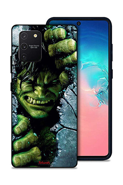 Tolwak غطاء حماية لهاتف سامسونج جالاكسي S10 لايت بتصميم هالك المذهل