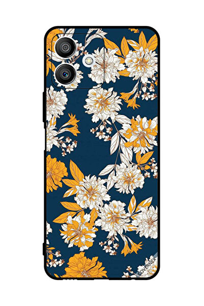 Covernex غطاء حماية لهاتف Honor Play6T Pro بنقشة زهور وأوراق صفراء وبيضاء