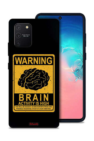 Tolwak غطاء حماية لهاتف Samsung Galaxy S10 Lite تحذير من نشاط الدماغ المرتفع