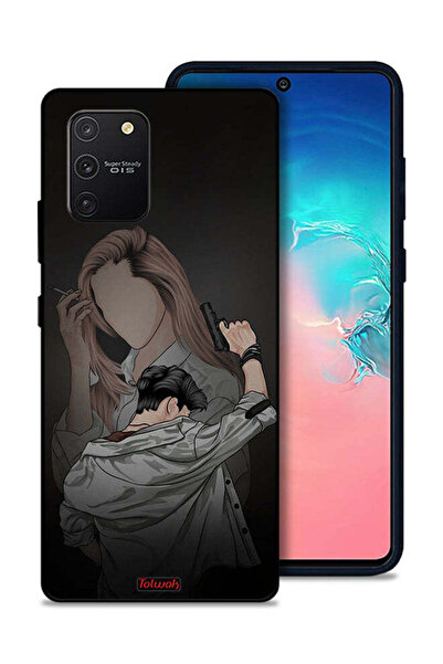 Tolwak غطاء حماية لهاتف سامسونج جالاكسي S10 لايت - عصابة الزوجين