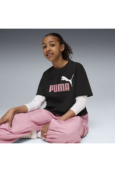 Puma Dětské tričko Essentials 2 Colour No. 1 PUMA Logo Short Length Tee