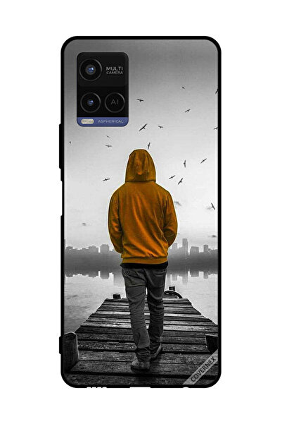Covernex غطاء حماية لهاتف فيفو Y21 - فتى حزين يمشي