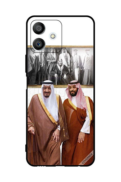 Covernex غطاء حماية لهاتف Honor Play6T Pro الملك سلمان وولي العهد يتحدثان أثن...
